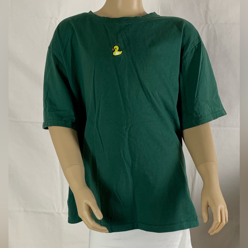 Dazy Womens Shortsleeve Tee In Forest Green White Size Medium Dazy Womens Shortsleeve Tee In Forest Green White Size Medium